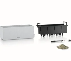 LECHUZA® Pflanzkübel & Blumenkästen|Lechuza Pflanzgefäße & Töpfe > Kunststoff-Kasten Balconera Stone, rechteckig