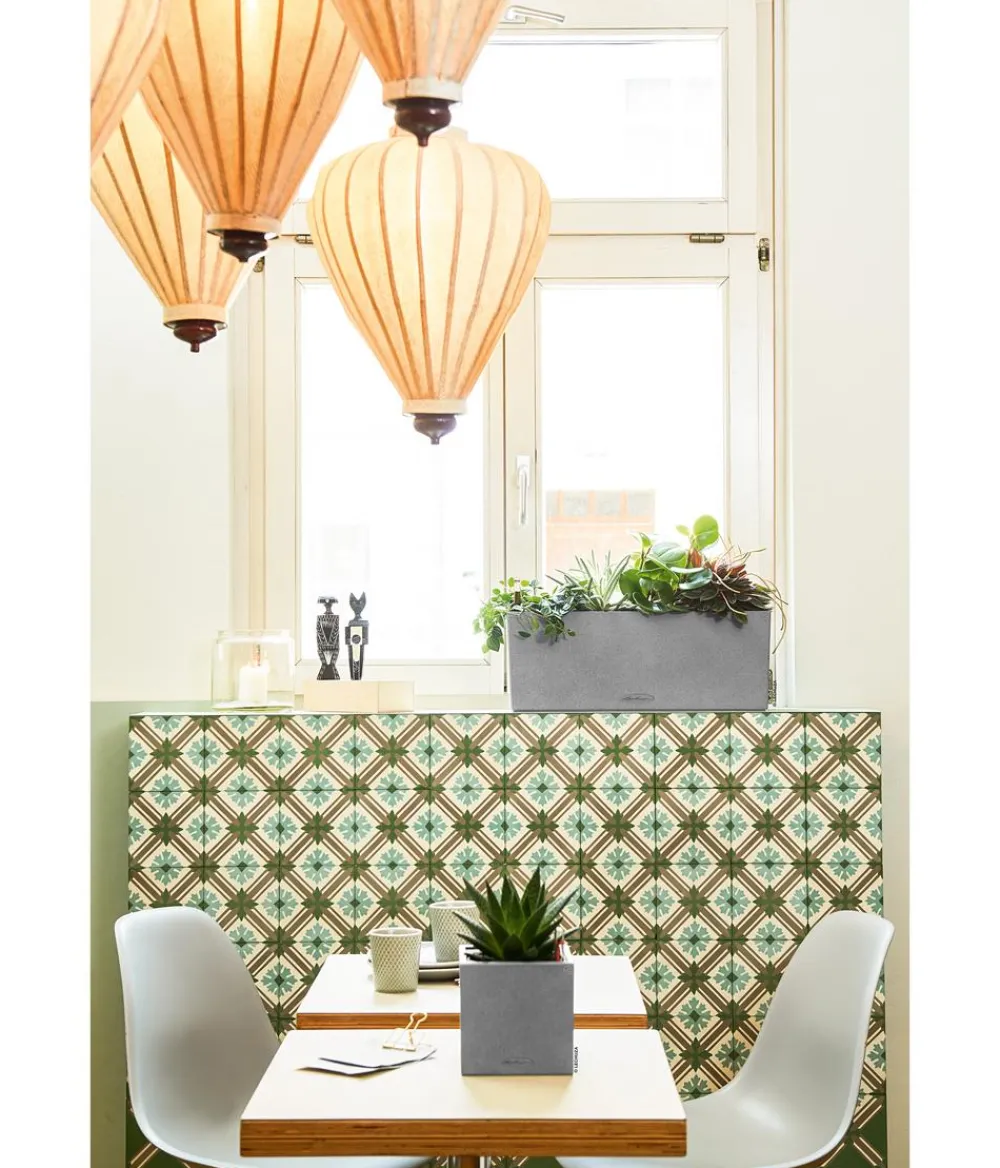 LECHUZA® Pflanzkübel & Blumenkästen|Lechuza Pflanzgefäße & Töpfe - Kunststoff-Kasten Balconera Stone, rechteckig Grau