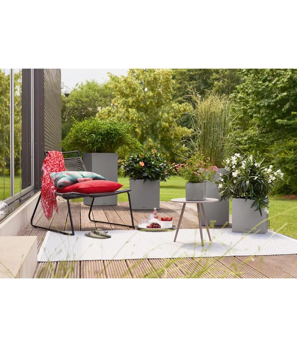 LECHUZA® Lechuza Pflanzgefäße & Töpfe|Blumentöpfe & Übertöpfe > Kunststoff-Topf Canto Stone, quadratisch
