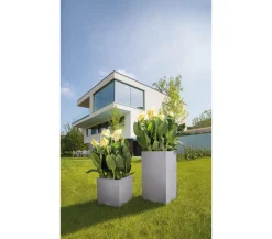 LECHUZA® Lechuza Pflanzgefäße & Töpfe|Blumentöpfe & Übertöpfe > Kunststoff-Topf Canto Stone, quadratisch