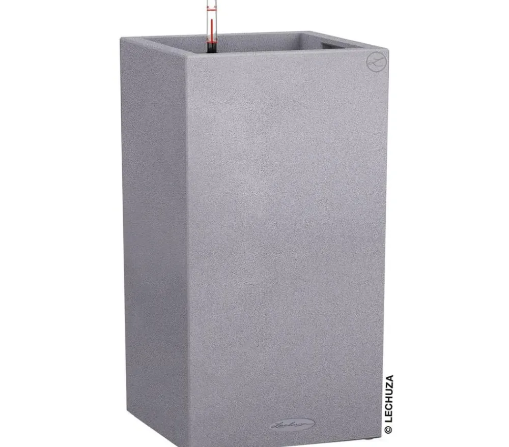LECHUZA® Lechuza Pflanzgefäße & Töpfe|Blumentöpfe & Übertöpfe > Kunststoff-Topf Canto Stone, quadratisch