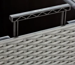 LECHUZA® Lechuza Pflanzgefäße & Töpfe|Blumentöpfe & Übertöpfe - Kunststoff-Topf Cube Cottage, quadratisch Dunkelgrau