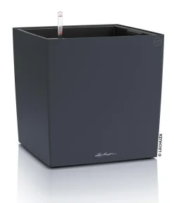 LECHUZA® Kunststoff-Topf Cube, rechteckig Grau Best