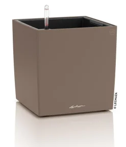 LECHUZA® Lechuza Pflanzgefäße & Töpfe - Kunststoff-Topf Cube, rechteckig Braun