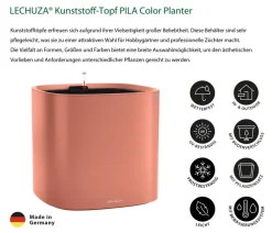 LECHUZA® Lechuza Pflanzgefäße & Töpfe|Blumentöpfe & Übertöpfe > Kunststoff-Topf PILA Color Planter, quadratisch, ca. B35/H33/T35 cm