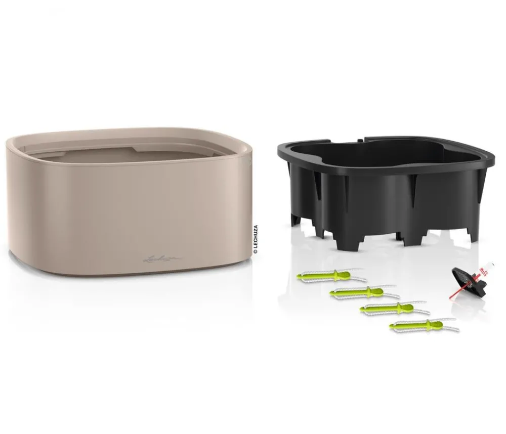 LECHUZA® Lechuza Pflanzgefäße & Töpfe > Kunststoff-Topf PILA Color Stick-System, quadratisch, ca. B35/H16,6/T35 cm