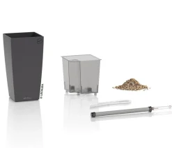 LECHUZA® Lechuza Tischgefäße|Lechuza Pflanzgefäße & Töpfe > MAXI/MINI-CUBI, All-in-One-Set, matt