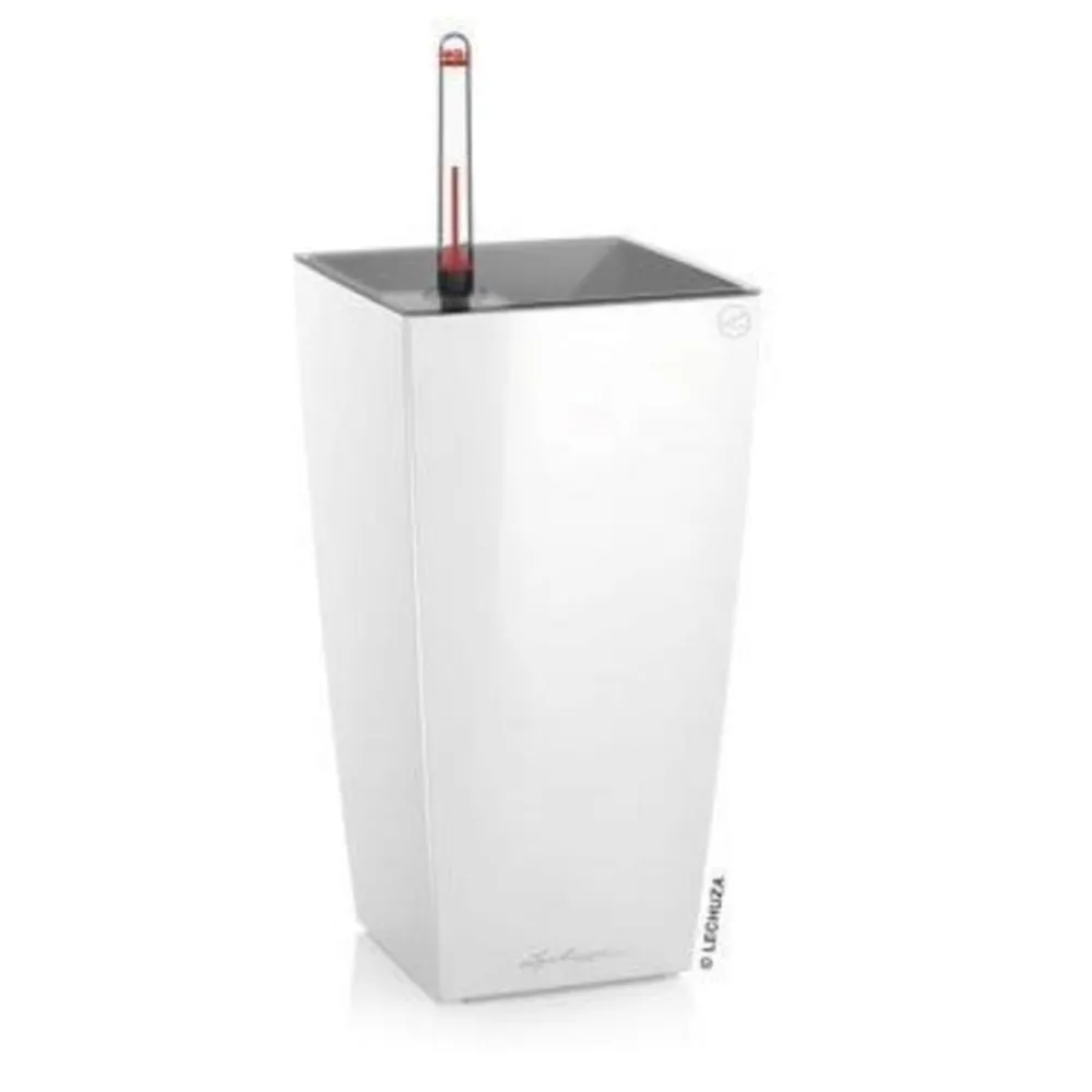 LECHUZA® MAXI/MINI-CUBI, All-in-One-Set, hochglanz Weiß Sale
