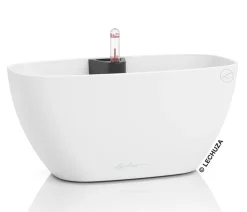 LECHUZA® Lechuza Pflanzgefäße & Töpfe - NAVIO Color, All-in-One Set Weiß