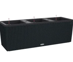 LECHUZA® Pflanzkübel & Blumenkästen|Lechuza Pflanzgefäße & Töpfe > Polyrattan-Kasten Trio Cottage, rechteckig