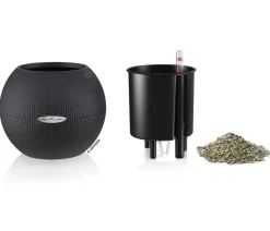 LECHUZA® Lechuza Pflanzgefäße & Töpfe|Lechuza Tischgefäße > PURO Color, All-in-One-Set, rund, ca. Ø20 cm