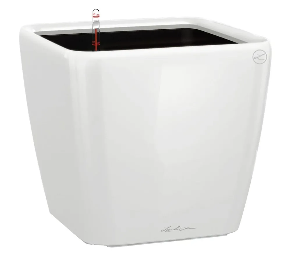 LECHUZA® QUADRO LS, All-in-One-Set Weiß Sale