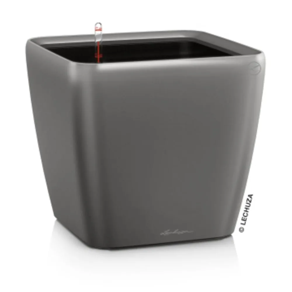 LECHUZA® QUADRO LS, All-in-One-Set Dunkelgrau Online