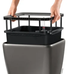 LECHUZA® QUADRO LS, All-in-One-Set Dunkelgrau Online