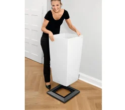 LECHUZA® Rolluntersetzer|Lechuza Pflanzgefäße & Töpfe - Rolluntersetzer CUBICO Dunkelgrau