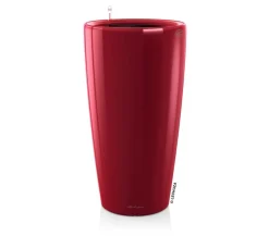 LECHUZA® Lechuza Pflanzgefäße & Töpfe|Blumentöpfe & Übertöpfe > Rondo hochglanz All-in-One-Set, scarlet rot, 15759