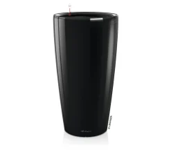 LECHUZA® Rondo hochglanz All-in-One-Set , 15789 Schwarz