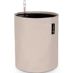 LECHUZA® TRENDCOVER Lederoptik, All-in-One Set Creme Clearance