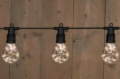 Anna´s Collection LED-Partylichterkette, weiß/gold, 10 LEDs Sale