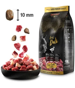 Leonardo Cat Food Leonardo Trockenfutter für Katzen Adult fresh Duck, Ente Sale