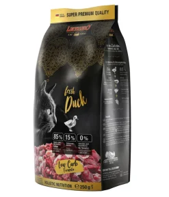 Leonardo Cat Food Trockenfutter Katze - Leonardo Trockenfutter für Katzen Adult fresh Duck, Ente