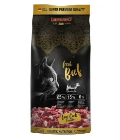Leonardo Cat Food Trockenfutter Katze - Leonardo Trockenfutter für Katzen Adult fresh Beef, Rind