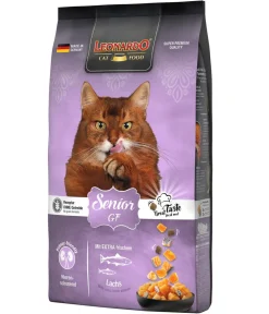 Leonardo Cat Food Trockenfutter Katze > Leonardo Trockenfutter für Katzen Senior Getreidefrei, Lachs
