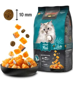 Leonardo Cat Food Leonardo Trockenfutter für Katzen Adult Fish, Lachs Outlet