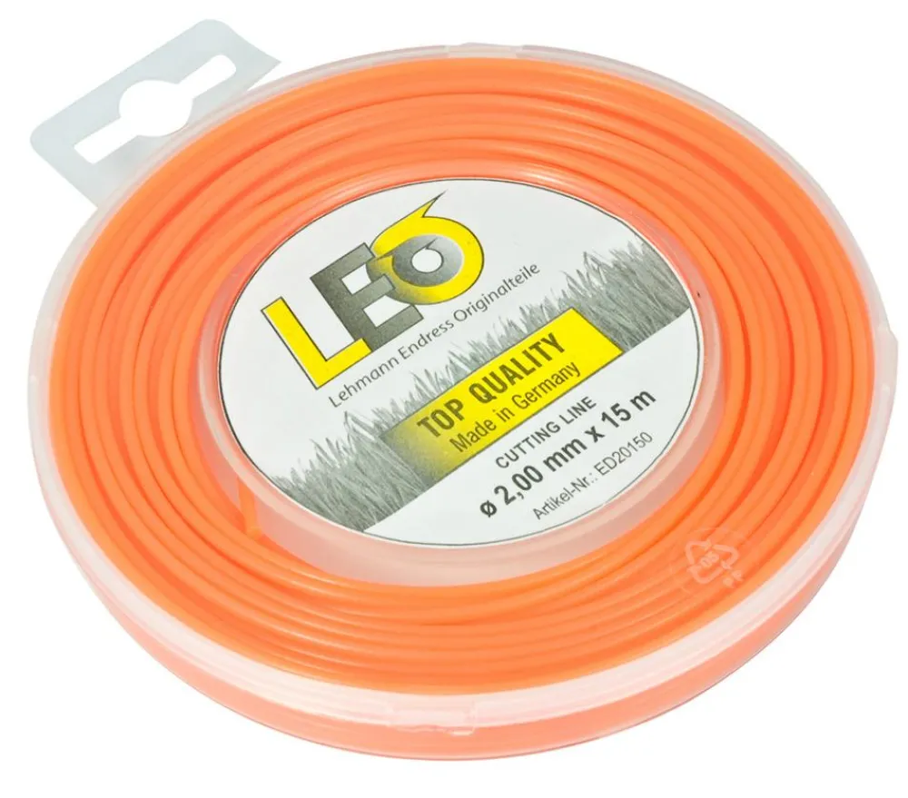 LEO Rasenmäher & Rasentrimmer > Trimmer Schnur 2,0 mm x 15 m