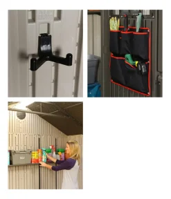 LIFETIME Gerätehaus Makro, ca. B609,6/H243,84/T243,84 cm Hellgrau