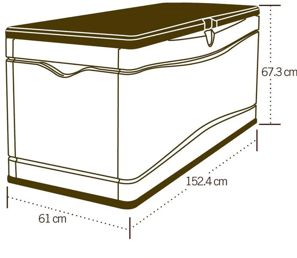 LIFETIME Aufbewahrungsboxen > Kissenbox, 495 l