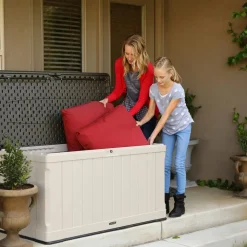 LIFETIME Aufbewahrungsboxen - Kissenbox, 440 l Grau