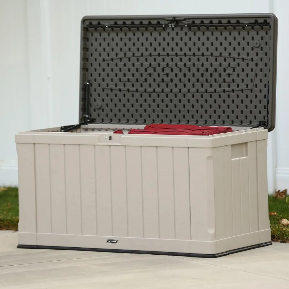 LIFETIME Aufbewahrungsboxen - Kissenbox, 440 l Grau