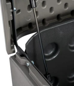 LIFETIME Kunststoff Gartenbox Space XL, 625 Liter, ca. B146,7/H77,2/T72,4 cm Grau Online