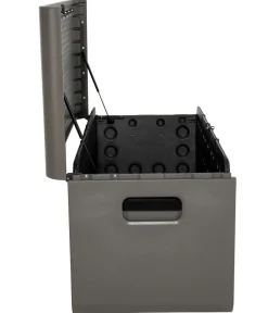 LIFETIME Kunststoff Gartenbox Space XL, 625 Liter, ca. B146,7/H77,2/T72,4 cm Grau Online