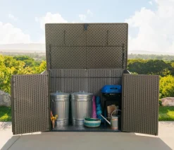 LIFETIME Mülltonnenboxen > Kunststoff-Mülltonnenbox, ca. B191/H132/T108 cm