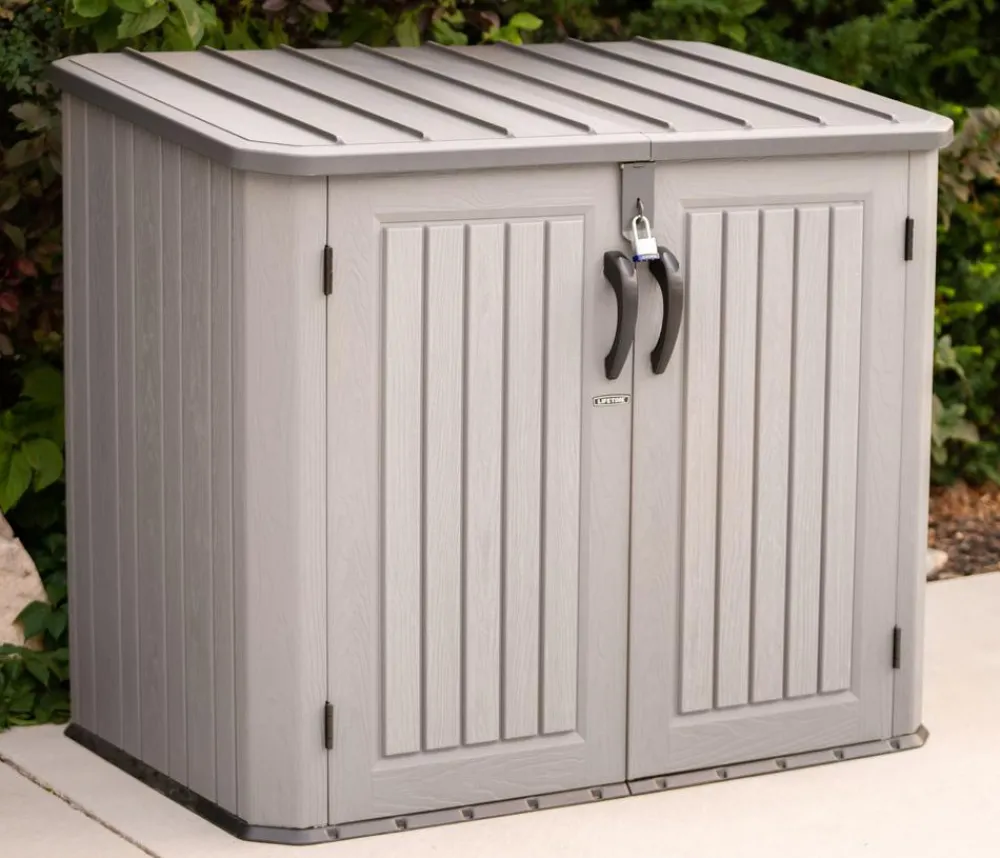 LIFETIME Aufbewahrungsboxen|Mülltonnenboxen > Mülltonnenverkleidung Phil 2er Box, ca. B146/H128/T94 cm