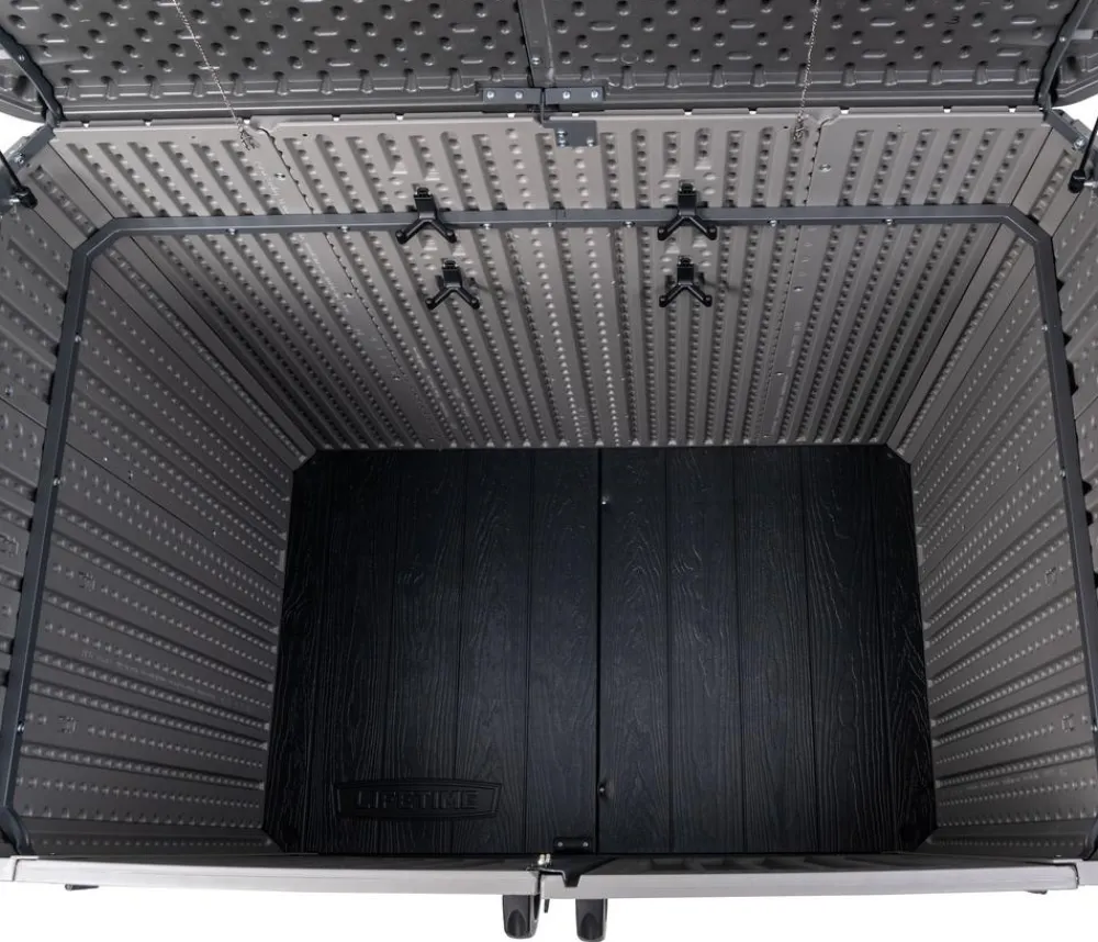 LIFETIME Aufbewahrungsboxen|Mülltonnenboxen > Mülltonnenverkleidung Phil 2er Box, ca. B146/H128/T94 cm