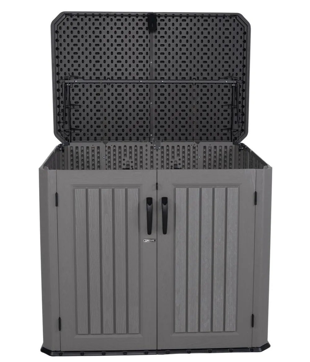 LIFETIME Aufbewahrungsboxen|Mülltonnenboxen > Mülltonnenverkleidung Phil 2er Box, ca. B146/H128/T94 cm
