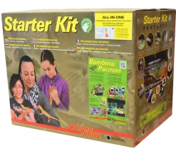 Lucky Reptile Terrarium - Starter Kit Komplettset Bombina/Pacman, ca. B50/H40/T28 cm Schwarz