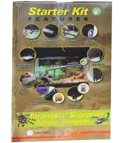 Lucky Reptile Terrarium - Starter Kit Komplettset Spinnen/Skorpione, ca. B50/H40/28 cm Schwarz