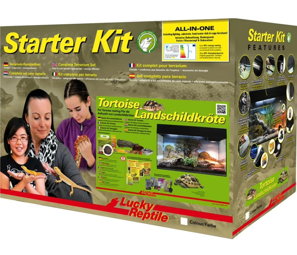 Lucky Reptile Starter Kit Komplettset Landschildkröte, ca. B80/H52/T40 cm Schwarz Hot