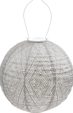 Lumiz Solarleuchten > Solar-Lampion Round Ikat, ca. Ø30/H29 cm