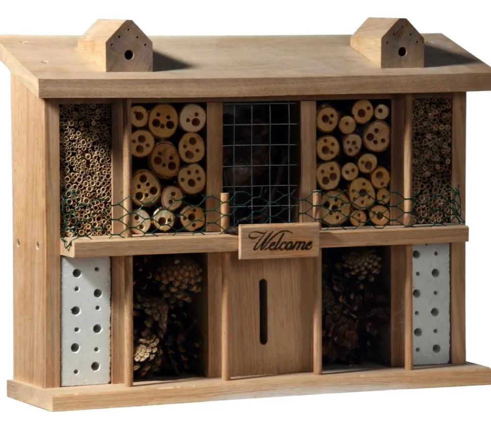LUXUS-INSEKTENHOTELS Insektenhotel Landsitz Superior, ca. B47/H34/T12,5 cm Braun Outlet