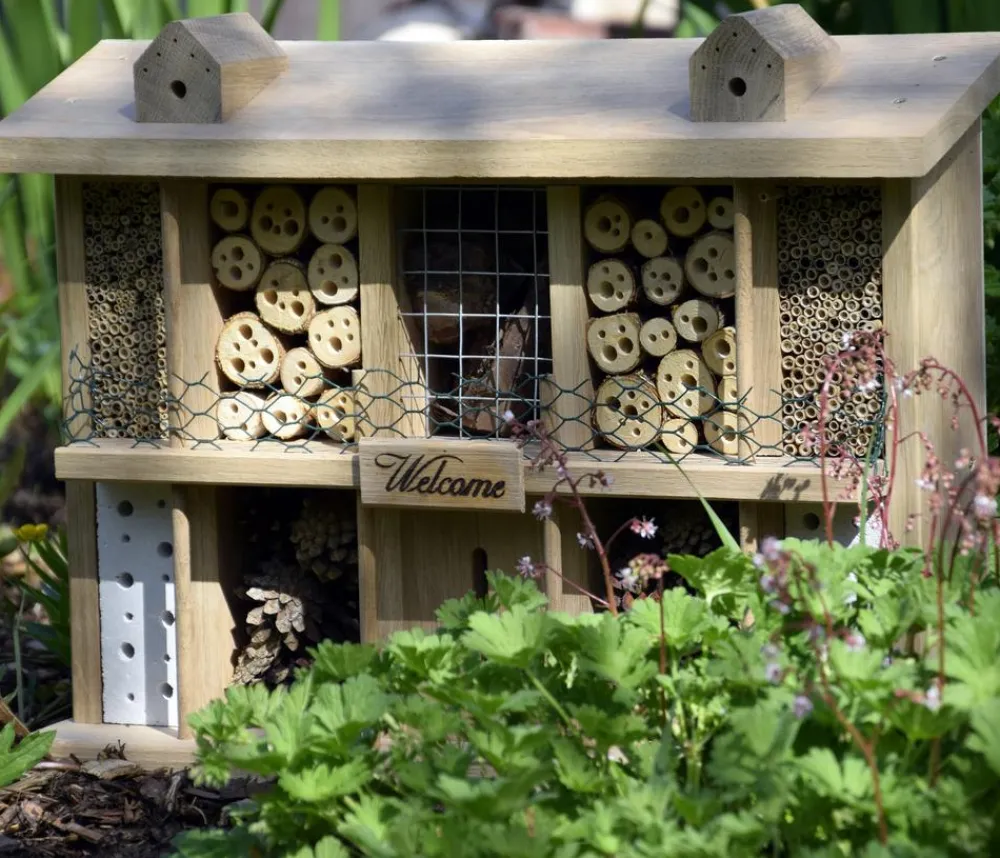 LUXUS-INSEKTENHOTELS Insektenhotel Landsitz Superior, ca. B47/H34/T12,5 cm Braun Outlet