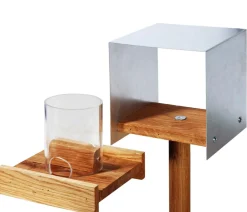 LUXUS-VOGELHAUS Vogelhäuser & Futterspender - Futterhaus Bauhaus II, /, ca. B15/H16/T15 cm