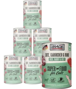 MAC's® Nassfutter Katze > MAC's CAT Nassfutter für Katzen Fleischmenü, 6 x 400 g