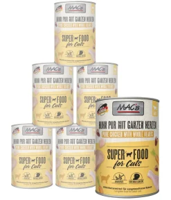 MAC's® MAC's CAT Nassfutter für Katzen Fleischmenü, 6 x 400 g Discount
