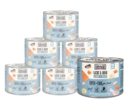MAC's® Nassfutter Katze - MAC's CAT Nassfutter für Katzen Fleischmenü, 6 x 200 g