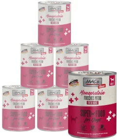 MAC's® MAC's DOG Nassfutter für Hunde, 6 x 800 g Hot